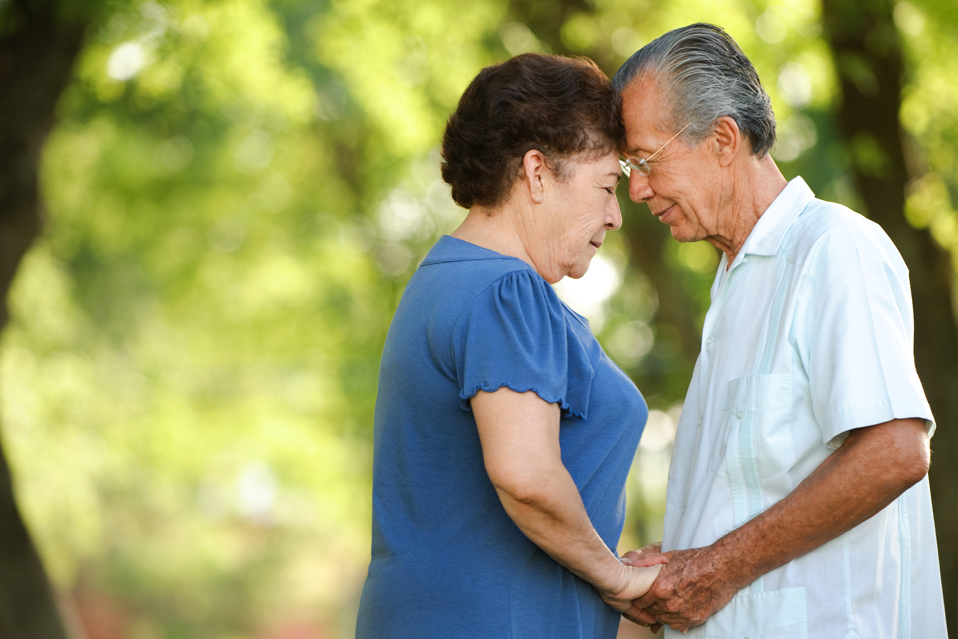 Senior couple relaxing